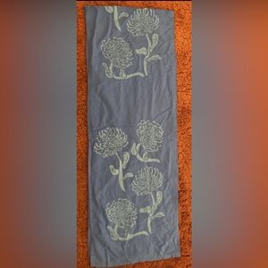 Protea Flowered Printed Scarf—Unknown Brand—About 60” x 11”